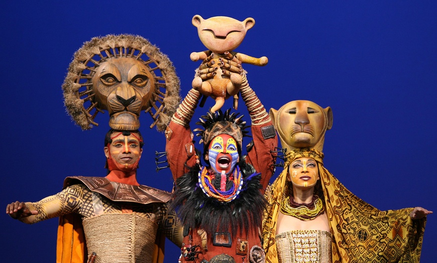 Image 1: London: 1 or 2 Nights with Lion King Musical and Rail Ticket