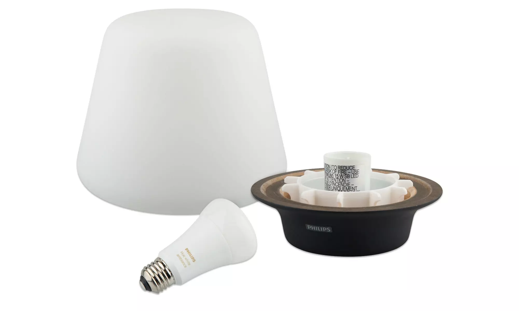 Philips Hue White Ambiance Wellness Dimmable LED Smart Table Lamp (Manufacturer Refurbished) - Second Medium