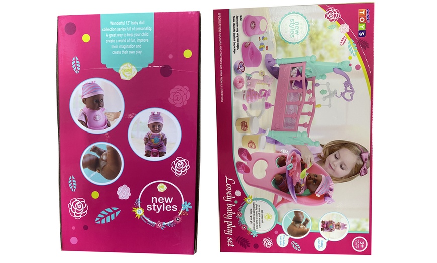 Image 8: 15 Pieces Miniature Baby Doll Play Set 