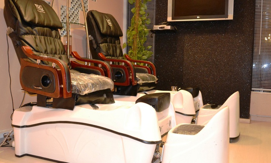 Image 3: Nail Services with Blow-Dry at Belle Ame Salon