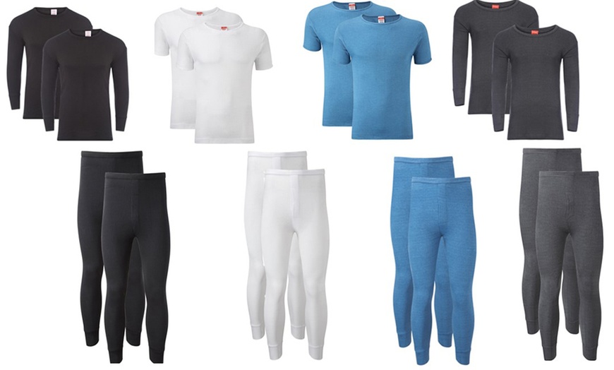 Image 1: Men's Two-Pack Thermals