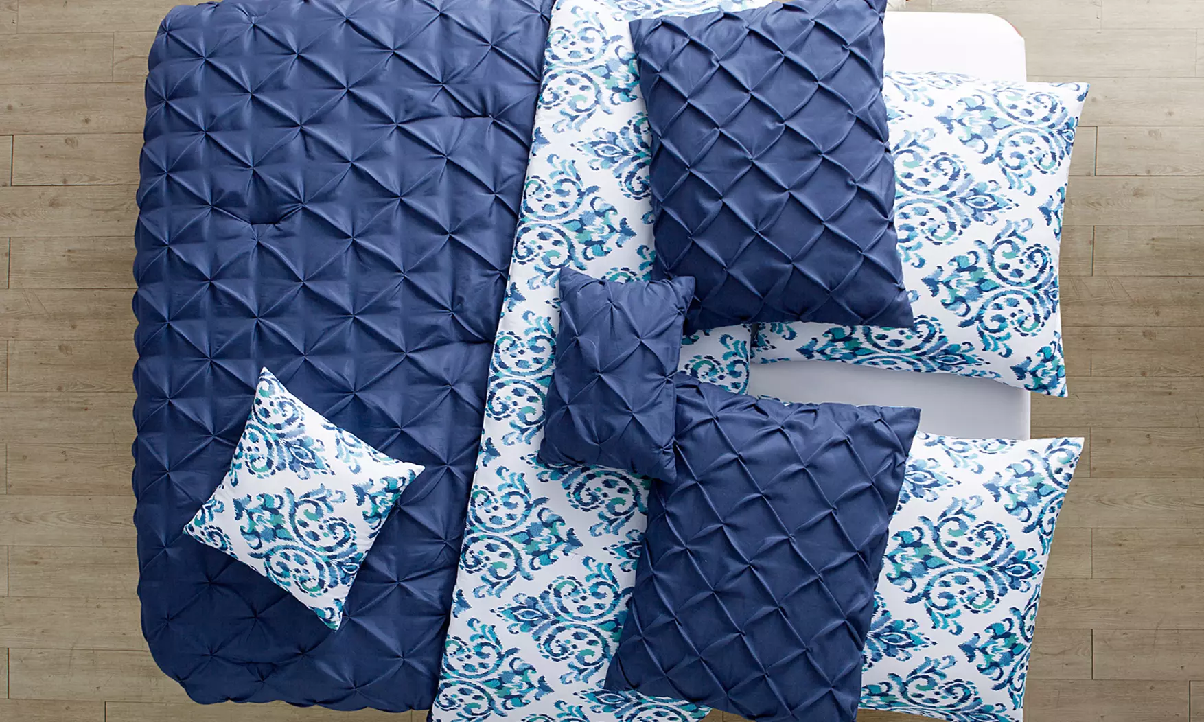 Nueva Reversible Comforter Set (8-Piece) - Second Medium