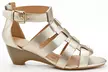 Charming Lady Women's Casual Ankle-Strap Dress Wedge Sandals with Back Zipper - Second Medium