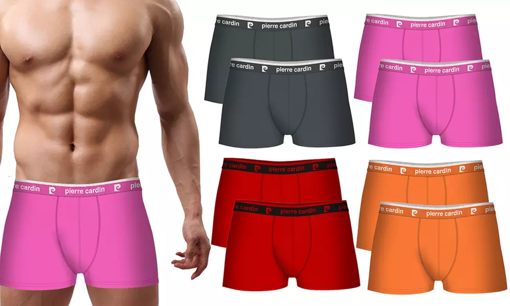 Pierre Cardin 8er-Pack Boxershorts für Herren in Orange, Pink, Grau und Rot und in der Größe nach Wahl - Primary Image