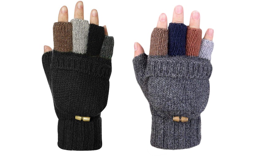 Image 6: Thermal Fingerless Gloves