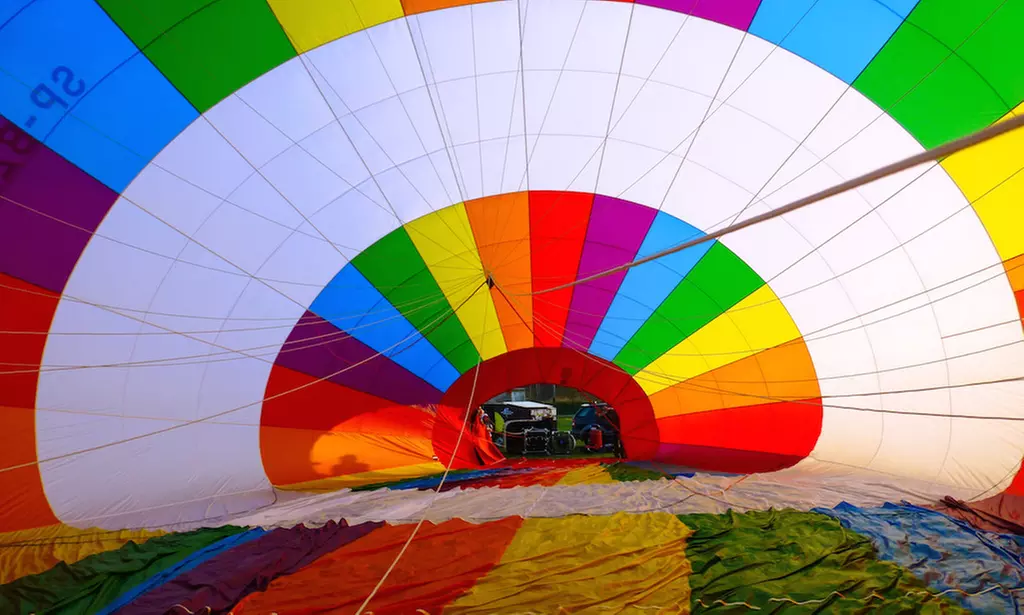 Lot balonem dla 2 osób z certyfikatem, zdjęciem, transportem i więcej