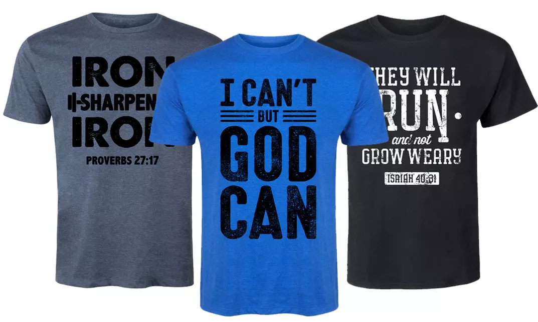 Men's Faith and Fitness Tee - Primary Image