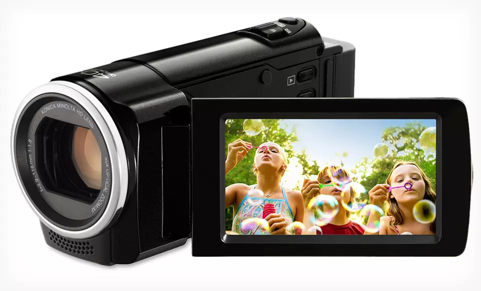 JVC Flash-Memory Camcorder or 1080p Camcorder (Manufacturer Refurbished) (Up to 64% Off). Free Shipping and Returns. - Primary Image