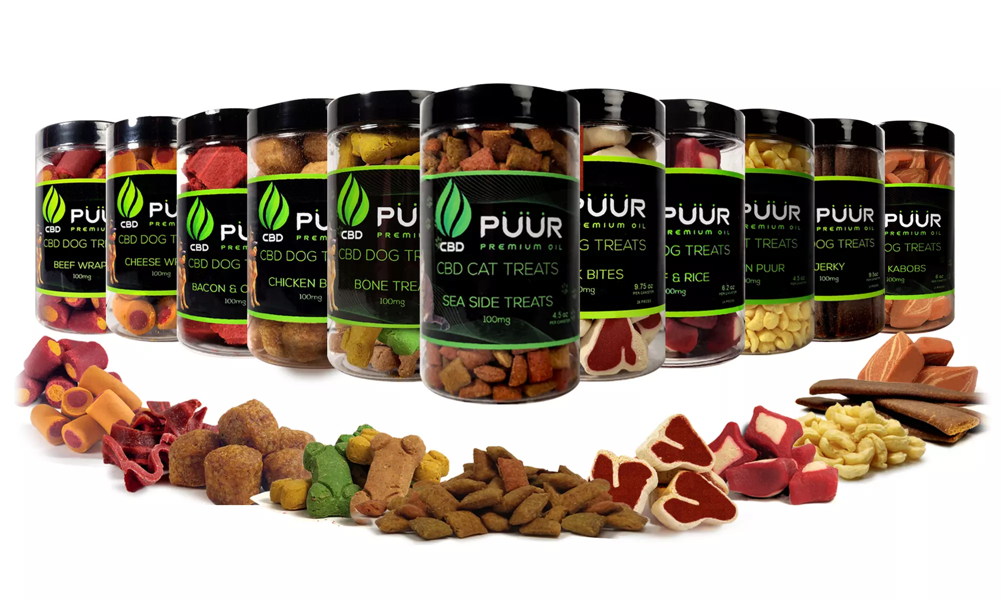 CBD Pet Treats for Dogs and Cats from PuurCBD (100mg) - Primary Image