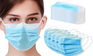 Disposable Three-Ply Face Masks