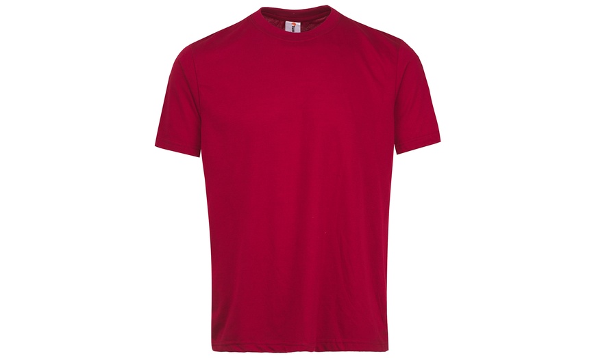 Image 5: Four-Pack of Men's Plain T-Shirts