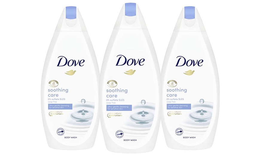 Image 15: Dove Body Wash or Bath Soak 450ml Three-Pack