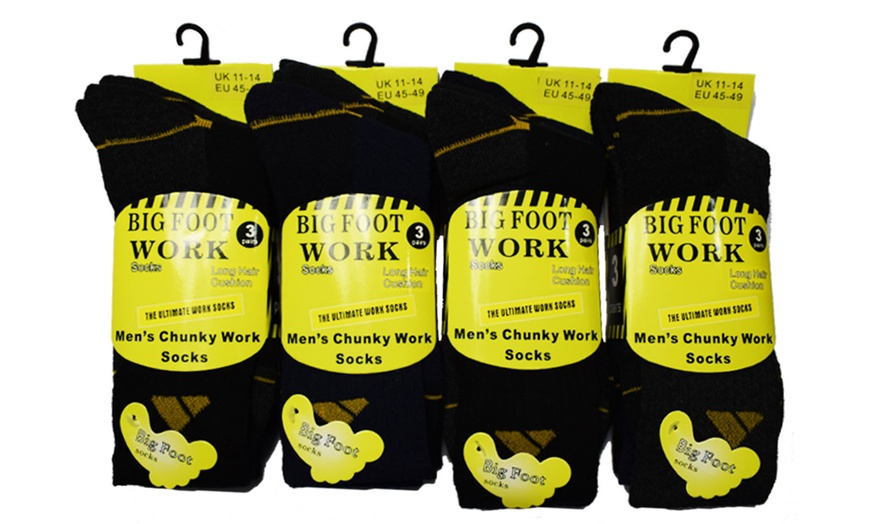 Image 3: Men's Work Socks 12-Pack