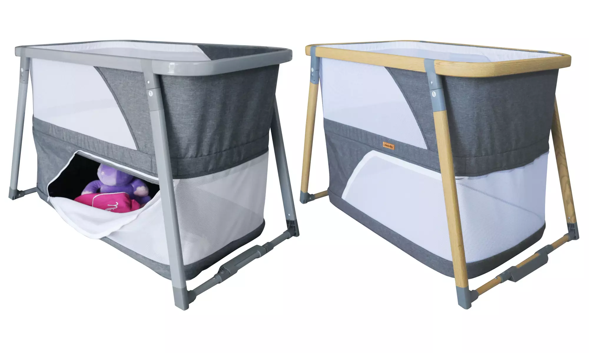 Lit bébé pliant Lido 3 en 1, marque Nania - Primary Image