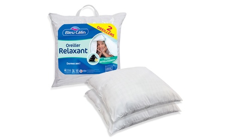Lot Oreillers Relaxants marque Bleu Câlin, Fabrication Française