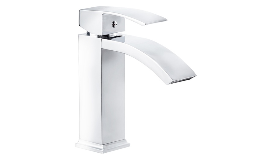 Image 2: Mono Chrome Mixer Tap Set