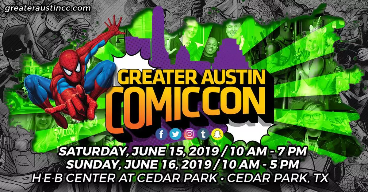 Greater Austin Comic Con (June 15–16) - Primary Image