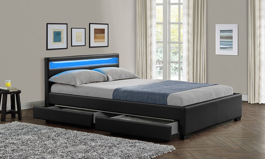 Image 4: Comet Bed Frame and Mattress