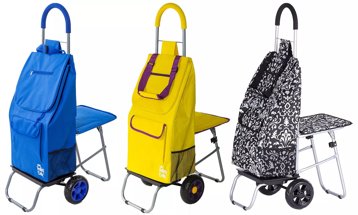 Trolley Dolly Rolling Travel Bag with Seat - Primary Image