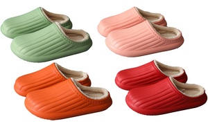 Warm Surface Waterproof Thick-Soled Non-Slip Slippers