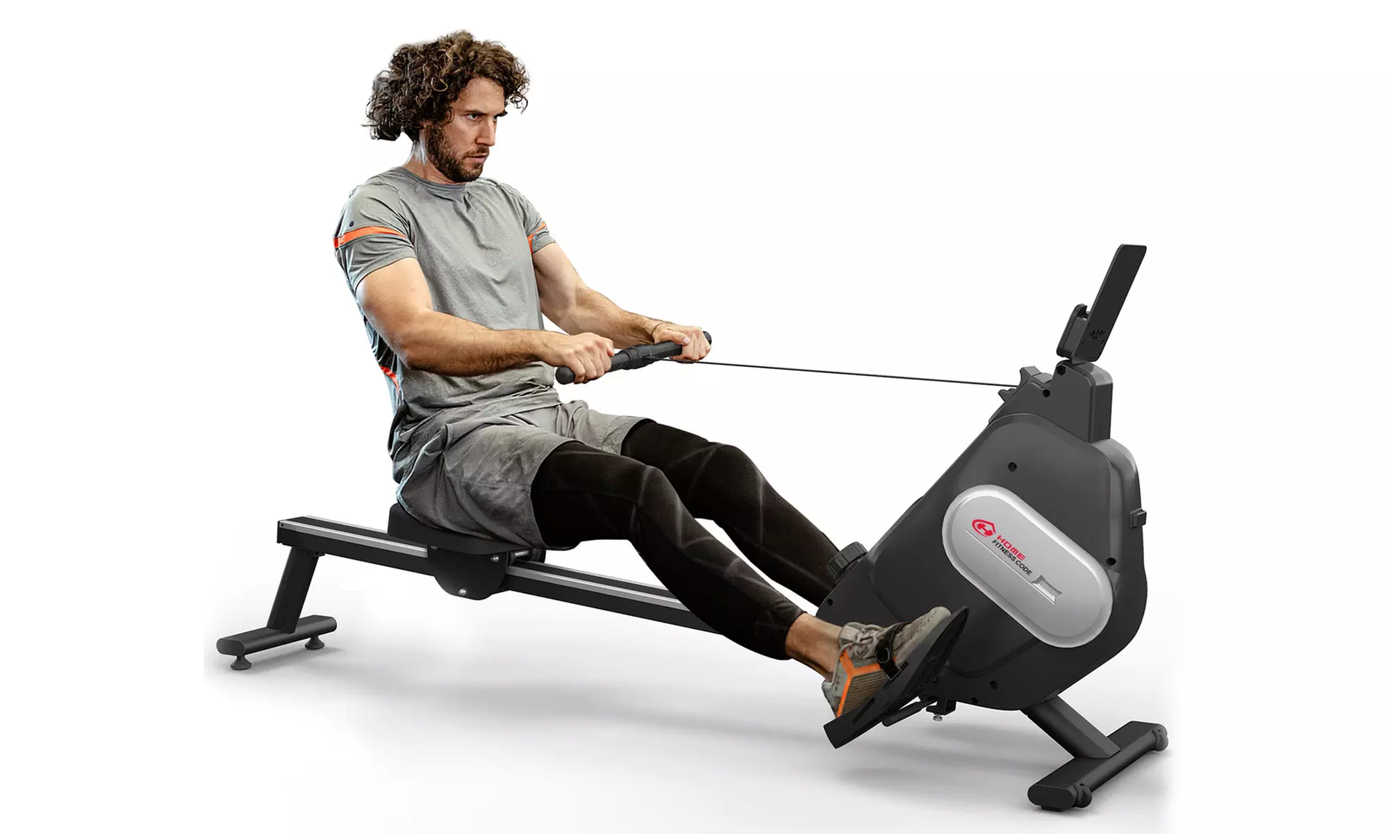 15-Level Adjustable Magnetic Resistance Rowing Machine