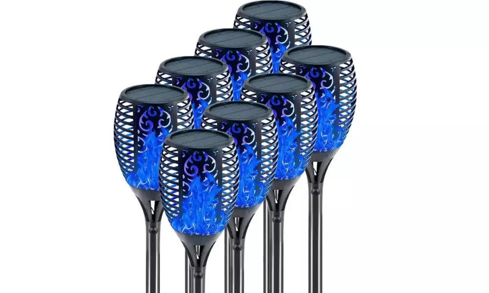 2x, 4x oder 8x Solar-Flammen-Licht