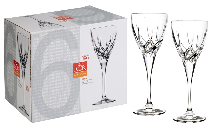 Image 1: RCR 18.5cl Wine Glasses