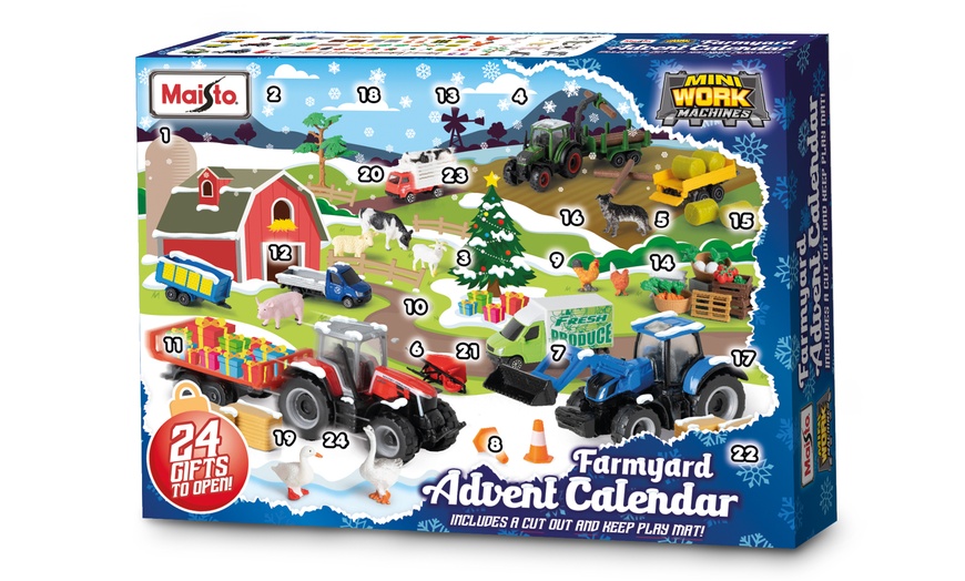 Image 2: Maisto 24-Day Farmyard Advent Calendar