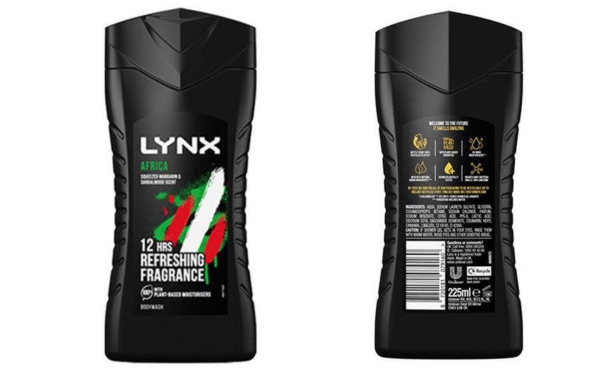 Image 14: Up to 12 225ml Bottles of Lynx Shower Gel