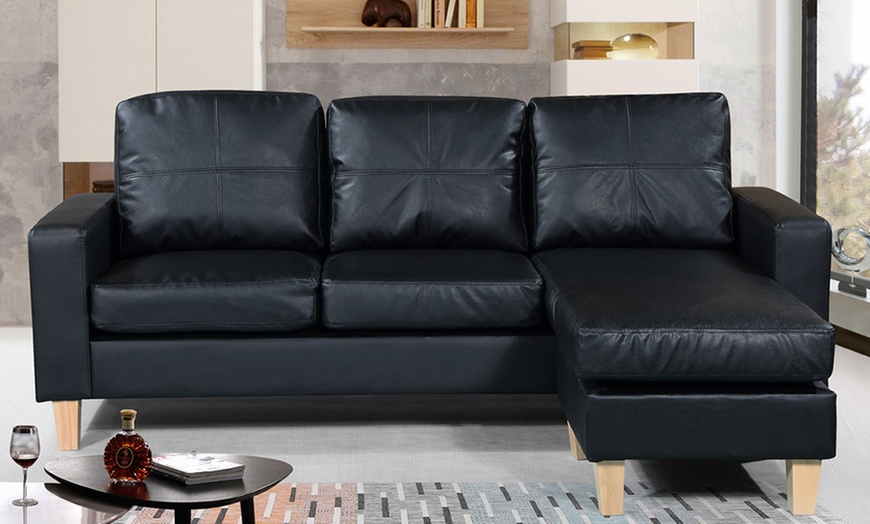 Image 5: Three-Seater Corner Sofa