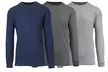 3-Pack Galaxy By Harvic Men's Waffle-Knit Thermal Shirts (S-2XL) - Second Medium