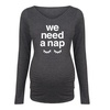 Image 6: Bloom Maternity: Women's Maternity Nap Queen Long Sleeve Tee