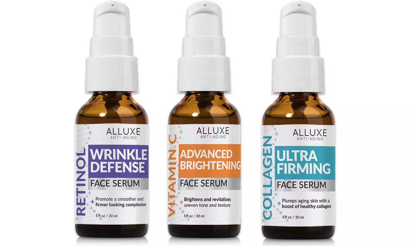 Alluxe Clinicals Triple Power Face Firming Kit (3-Pack) - Second Medium