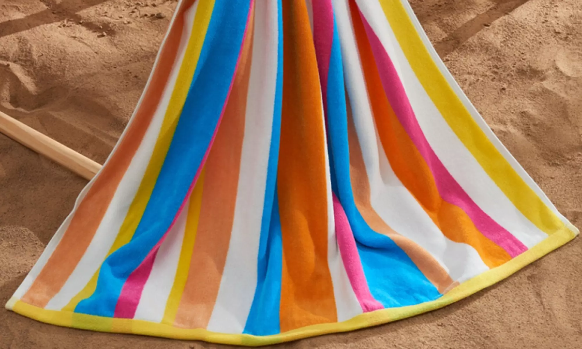 FreshFolds Four Pack Cotton Velour Beach Towels