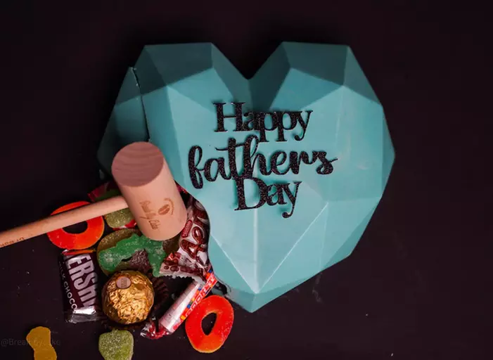 Happy Birthday, Cupcake or Father's Day Smash Cake from Break My Cake (Up to (22%) Off) - Second Medium
