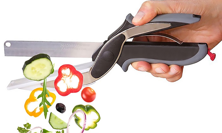 Image 2: Two-In-One Knife and Scissors