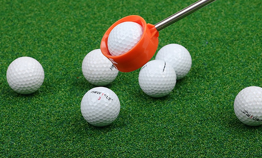 Image 1: Telescopic Hexagonal Golf Ball Retriever