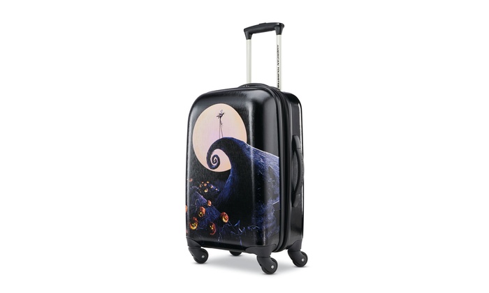 disney store the nightmare before christmas rolling luggage