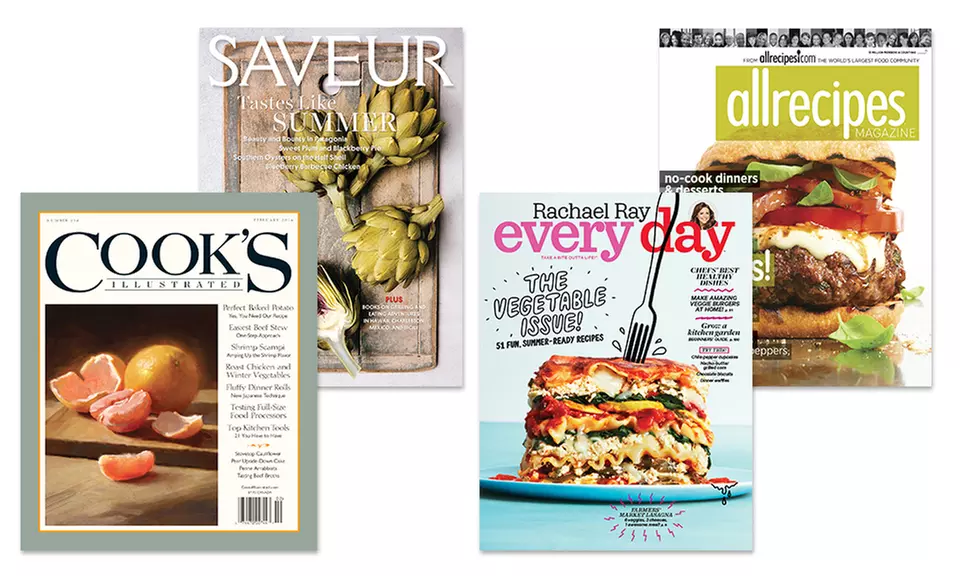 One-Year Subscription to Rachael Ray Every Day, Allrecipes, Saveur, or Cook's Illustrated (Up to 50% Off) - Primary Image