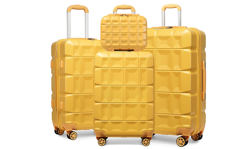 Image 2: One or Four Lightweight Suitcases with TSA Locks