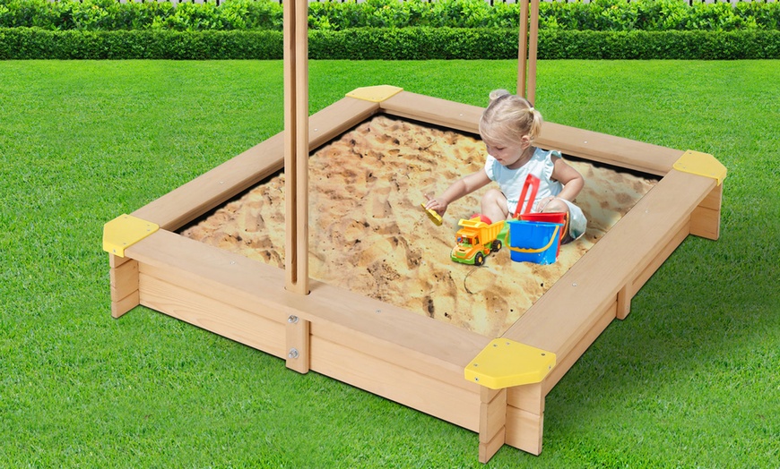 Image 23: Kids' Sand Pit Play Set