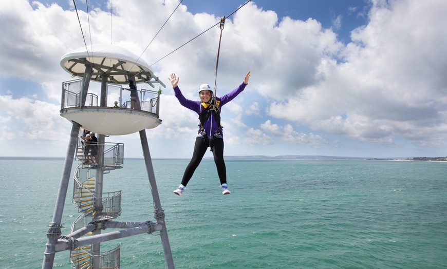 Image 4: Pier Zip Line Experience