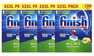 400 or 800 Finish All-in-One Deep Clean Powerball Dishwasher Tablets