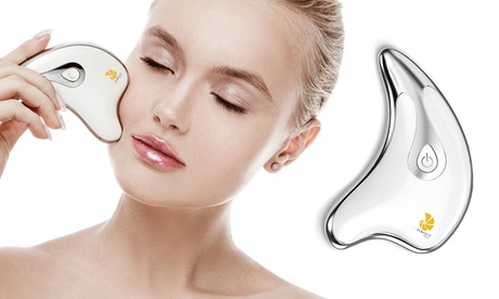 Massaggiatore viso antirughe My Perfect Skin, con 2 modalità di massaggio al caldo o freddo con vibrazioni soniche