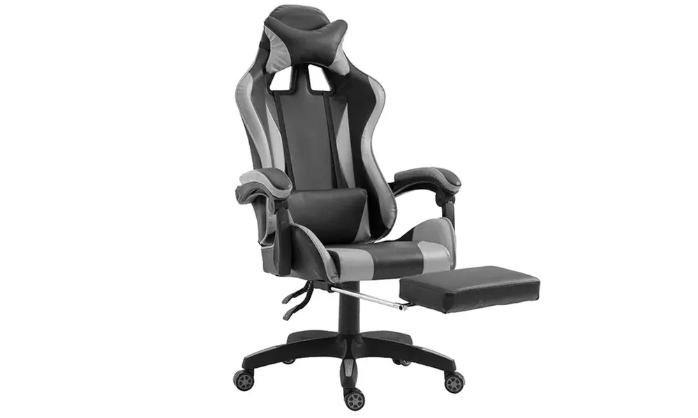 Sedia ufficio Gaming Azrace con poggiapiedi