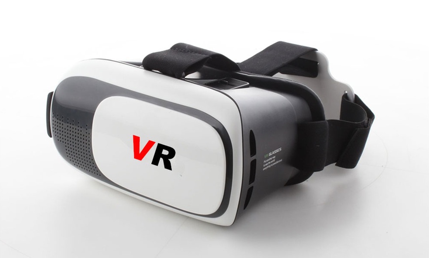 Image 1: Virtual Reality 3D Glasses