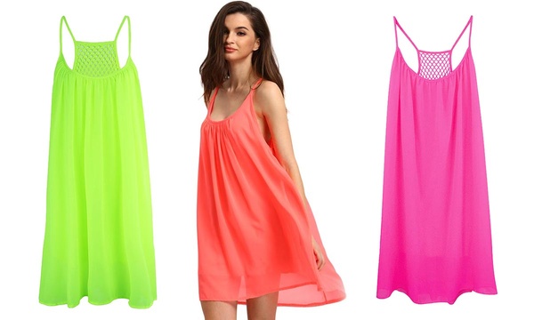 neon beach dress