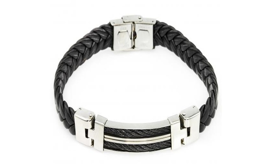 Image 13: Bracciali in pelle da uomo Eira Wen®