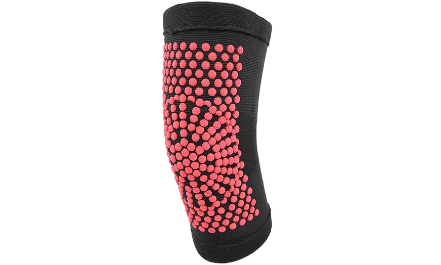 Image 3: Self-Heating Magnetic Therapy Knee Support Pads