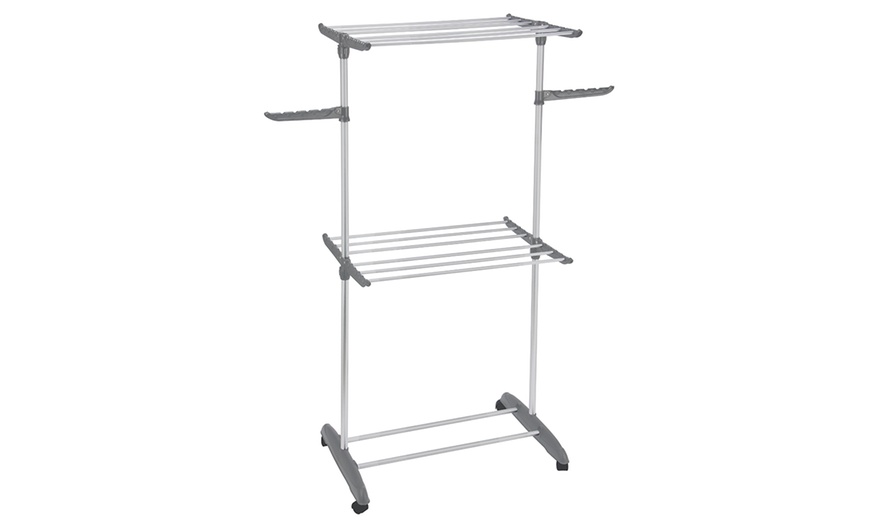 Image 2: Two-Tier Clothes Airer